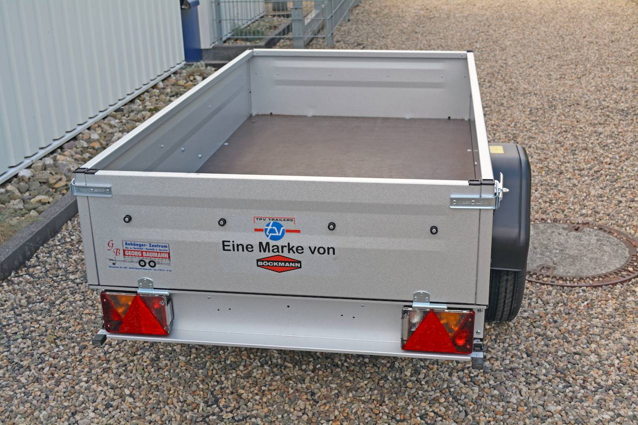 TPV Trailers Anhänger | Böckmann TL-EU2 202x107x35cm 750kg Tieflader ...